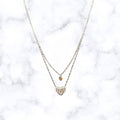 Lovely 925 silver heart pendant necklace for a classic look.