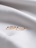 Elegant 925 silver rose gold-plated toe rings, offering a stylish and sophisticated design for your feet.