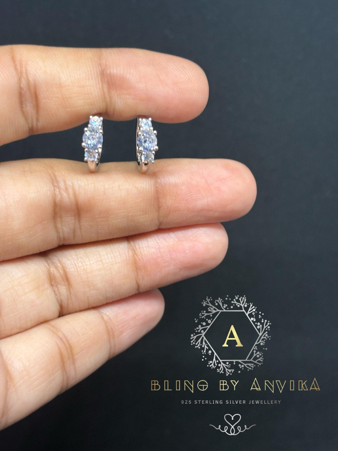 925 Silver Hoop Earrings