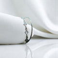 Flexible and stylish 925 silver Kada bracelet for a comfortable fit.