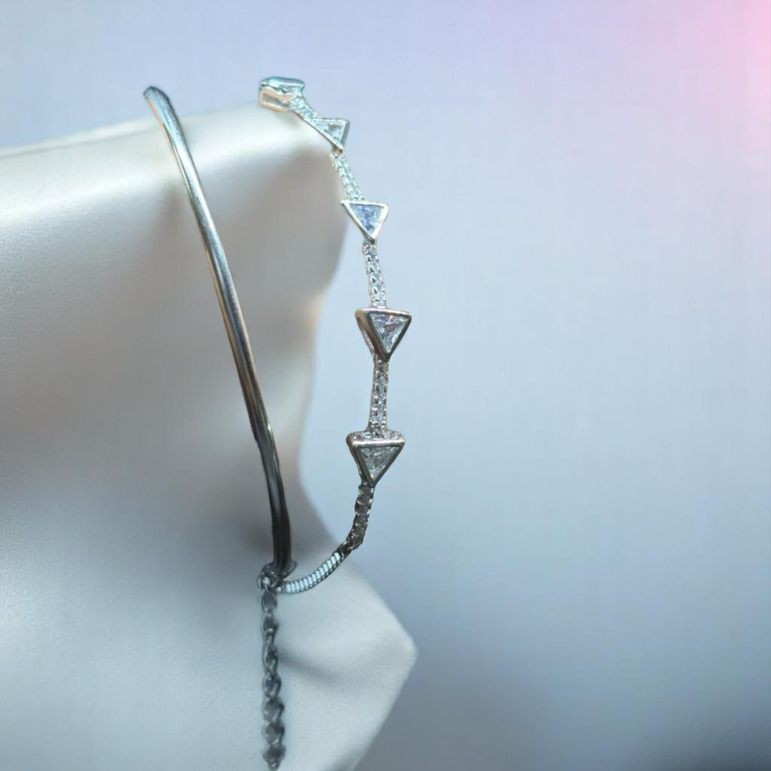 925 Silver Flexi Kada Bracelet
