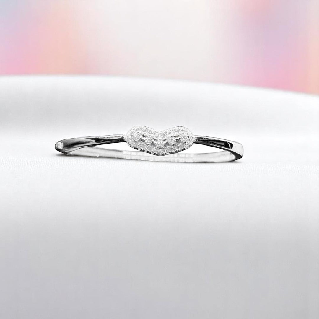 Cute and delicate 925 silver baby Kada designed for little ones.