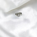 BlingbyAnvika 925 silver ring with Mickey Mouse ears cutout design for women. Minimalist, playful.