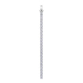 BlingbyAnvika 925 sterling silver tennis bracelet featuring a row of sparkling round stones and a secure clasp.