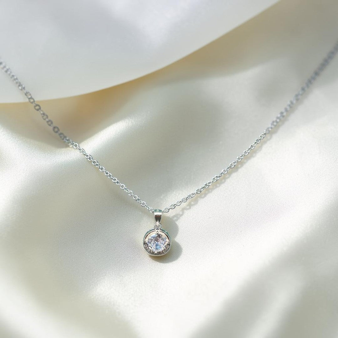 BlingbyAnvika silver-tone pendant.