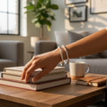 BlingbyAnvika 999 fine silver bangles with a smooth, polished finish. Handcrafted minimalist design for women.