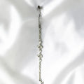 BlingbyAnvika 925 sterling silver bracelet with butterfly charms and cubic zirconia accents, adjustable.
