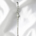 BlingbyAnvika 925 Sterling Silver bracelet with floral charm, cubic zirconia, and heart detail. Delicate chain.