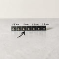 BlingbyAnvika 925 Sterling Silver stud nosepins with clear cubic zirconia in various sizes from 1.8mm to 2.8mm.