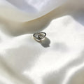 BlingbyAnvika elegant sterling silver double heart ring, perfect for everyday wear or gifting.