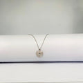 BlingbyAnvika 925 Sterling Silver split heart necklace with cubic zirconia stones and delicate chain.