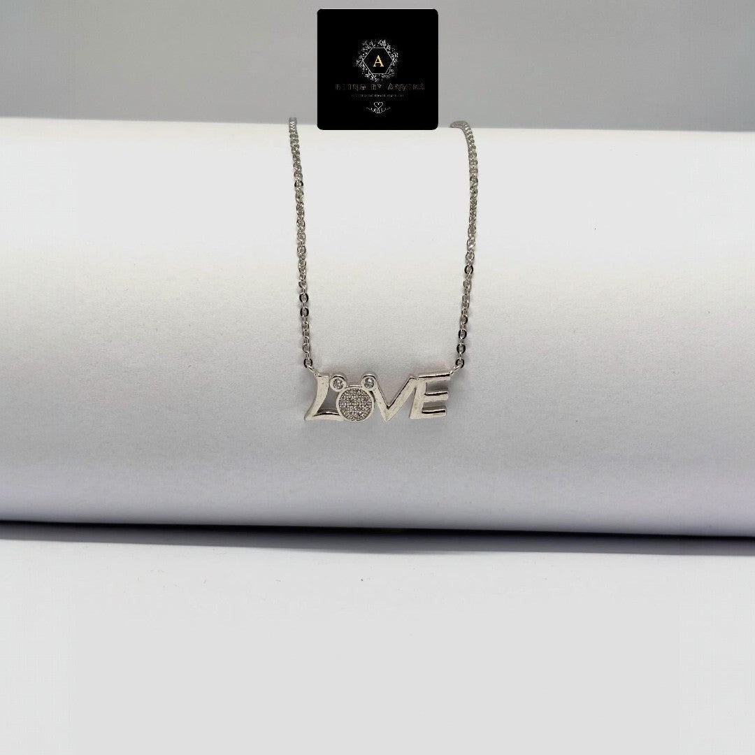 BlingbyAnvika 925 sterling silver necklace with