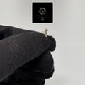 BlingbyAnvika 925 sterling silver seahorse nose pin with intricate detailing held by a gloved hand