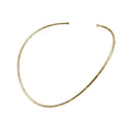 BlingbyAnvika 925 sterling silver snake chain necklace with a minimalist design and polished finish