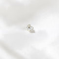 BlingbyAnvika 925 sterling silver nosepin with a central sparkling stone and a small star accent.