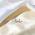 BlingbyAnvika 925 sterling silver star stud earrings with cubic zirconia. Delicate celestial sparkle.