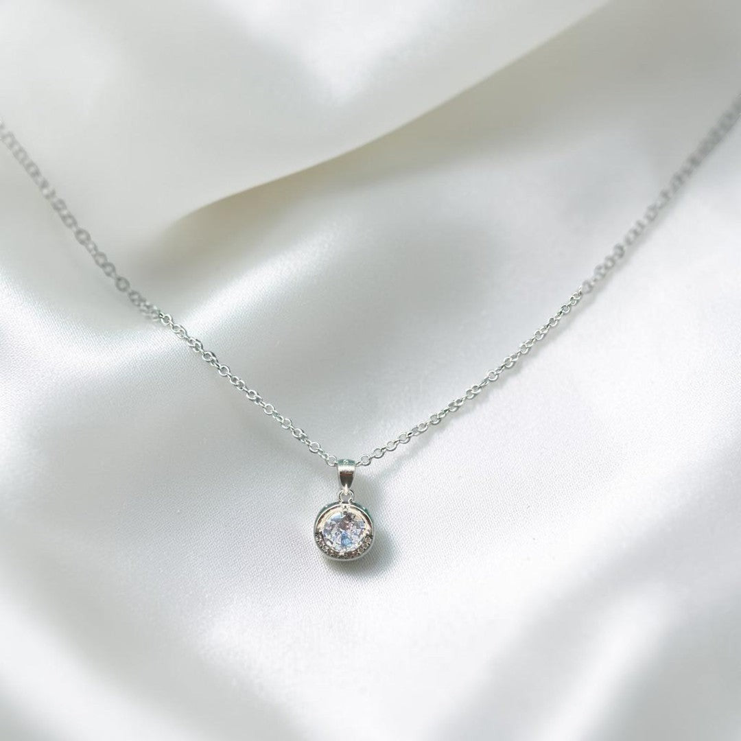 BlingbyAnvika silver-tone pendant.