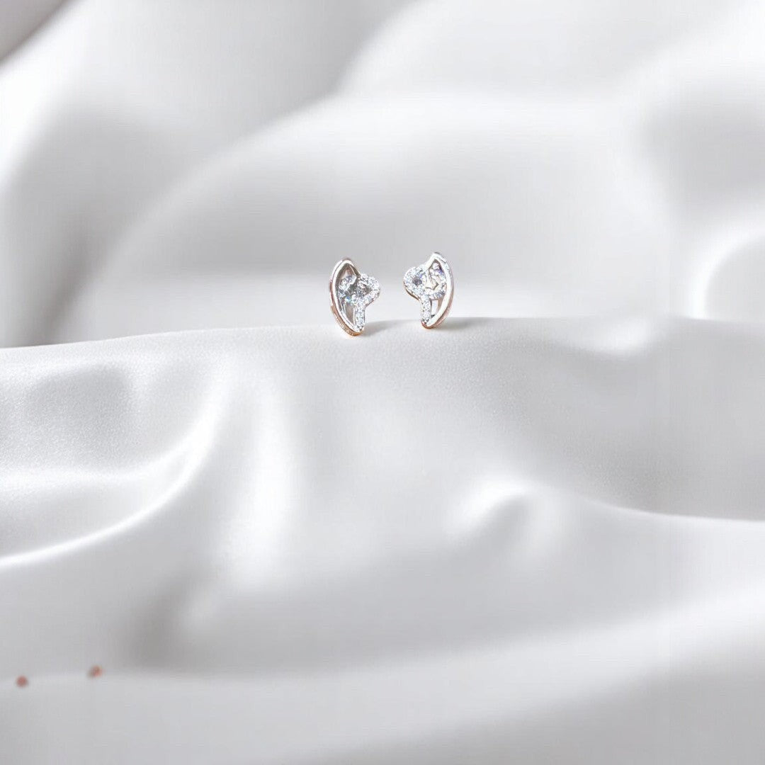BlingbyAnvika 925 sterling silver studs with AAA-grade zircon stones, hypoallergenic and lightweight.