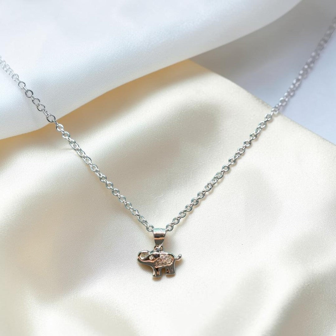BlingbyAnvika sterling silver elephant pendant