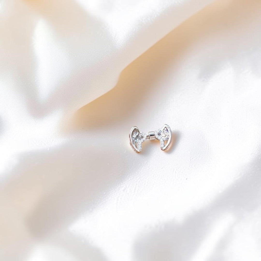 BlingbyAnvika 925 sterling silver studs with AAA-grade zircon stones, hypoallergenic and lightweight.