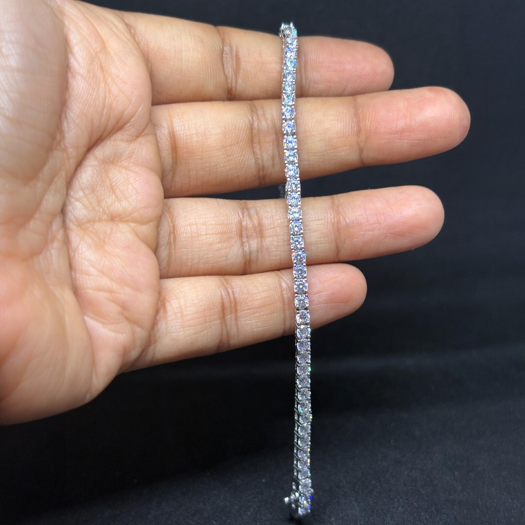925 Silver Tennis Bracelet